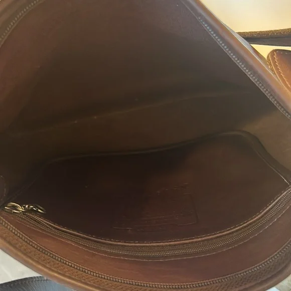 Coach Brown Leather Shoulder Bag - Picture 6 of 7